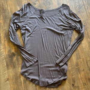 Women's Gray Long Sleeve Top LuluLemon size 4
